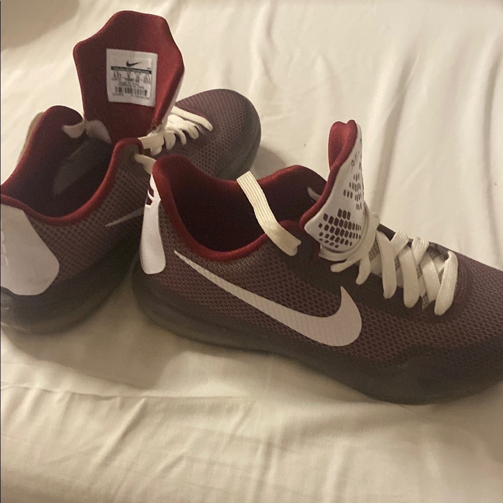 Nike Red and White Sneakers